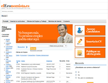 Tablet Screenshot of empleo.eleconomista.es
